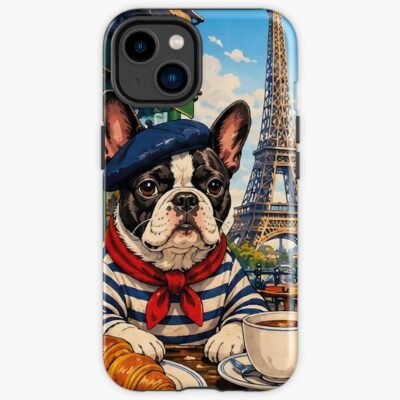Frenchie Heritage Illustration Phone Case