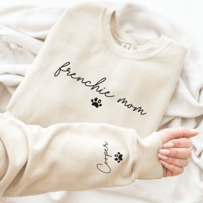 Frenchie Graphic Custom Name Sweatshirt