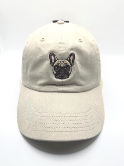 French Bulldog Vintage Embroidered Cap
