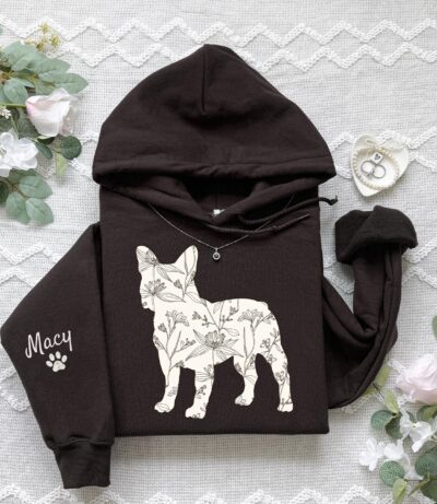 Frenchie Signature Custom Name Hoodie