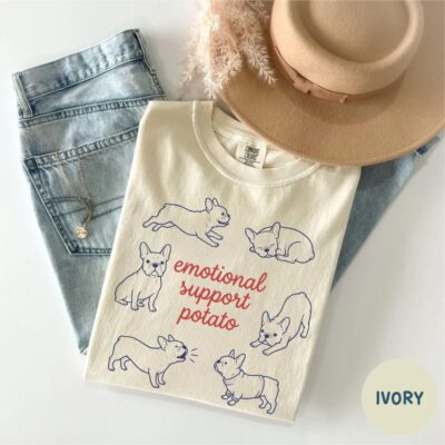 Frenchie Timeless Illustration T-shirt