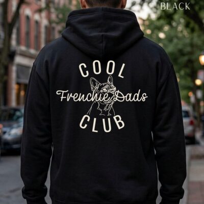 Frenchie Exclusive Custom Text Hoodie