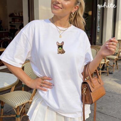 Frenchie Timeless Embroidered T-shirt