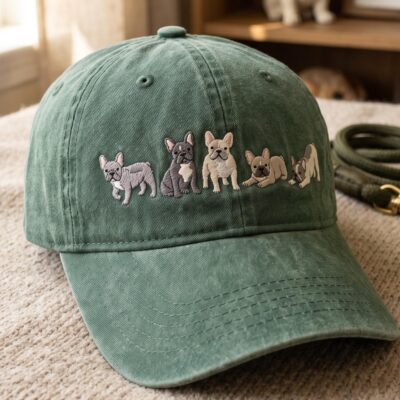 Frenchie Classic Embroidered Cap