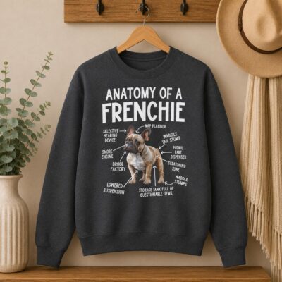French Bulldog Vintage Design Sweatshirt