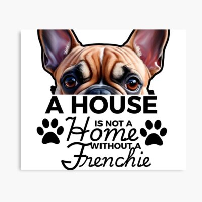 Frenchie Iconic Design Poster