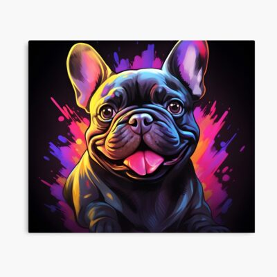 French Bulldog Vintage Design Poster