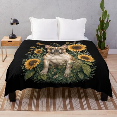 Frenchie Inspired Edition Throw Blanket