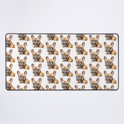 French Bulldog Heritage Illustration Mouse Pad