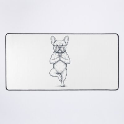 Frenchie Timeless Graphic Mouse Pad