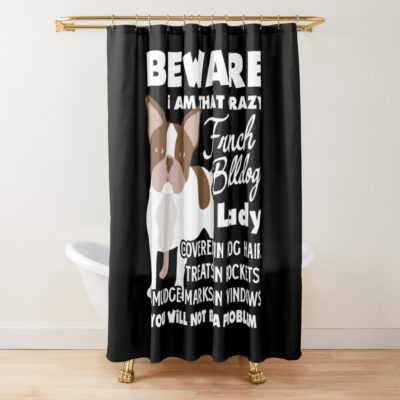 Frenchie Heritage Style Shower Curtain