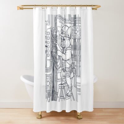Frenchie Exclusive Tribute Shower Curtain