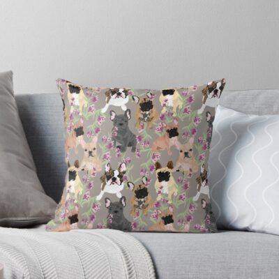 Frenchie Heritage Edition Throw Pillow